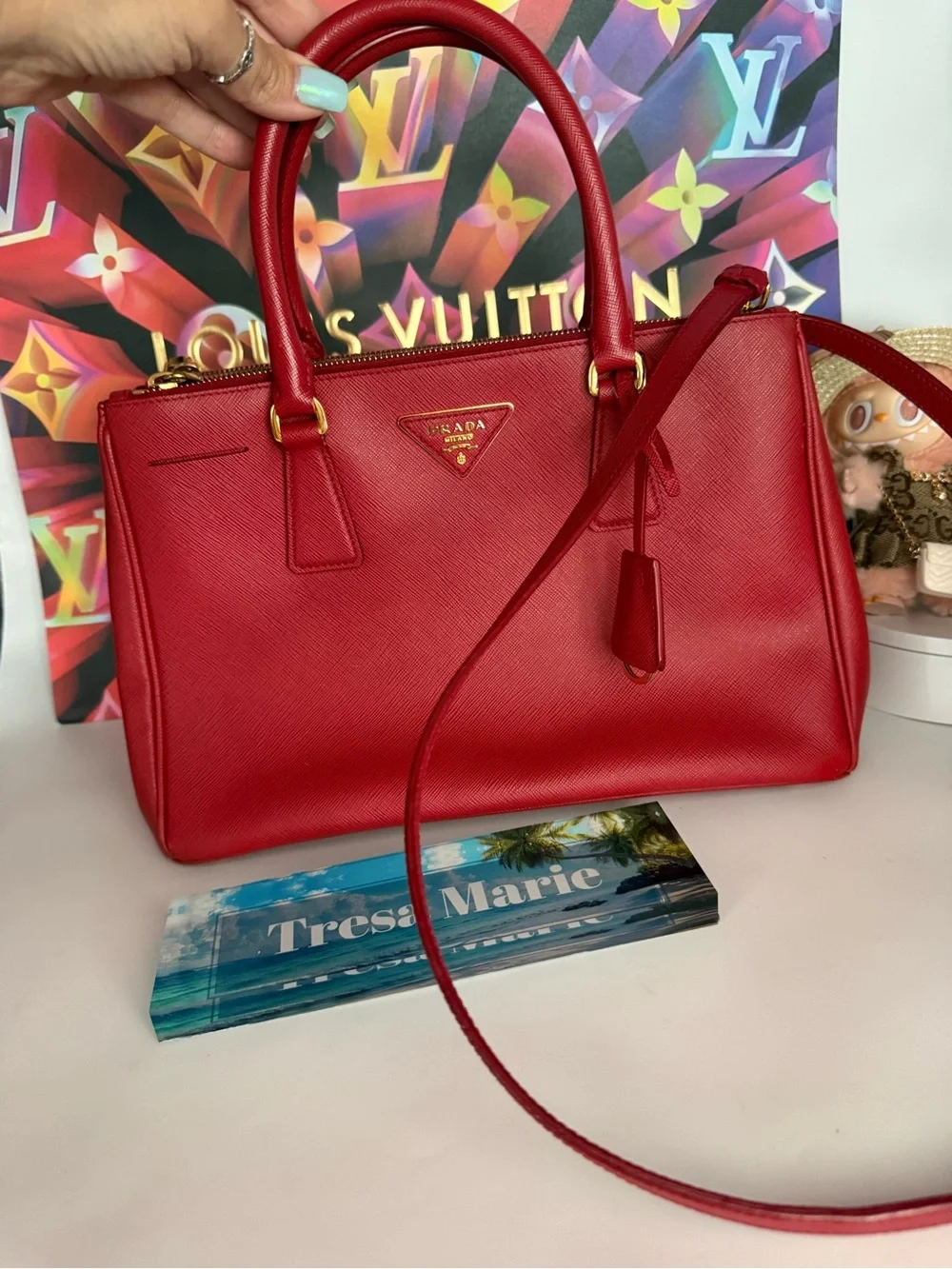 Prada double zip